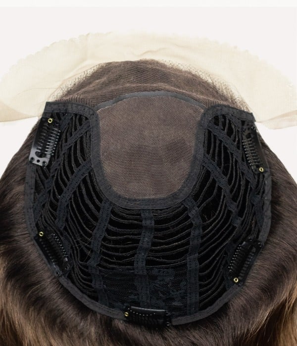 1 7"x8" mono part | right part remy human hair topper |final sale (copy) 1 7"x8" mono part | right part remy human hair topper |final sale (copy)