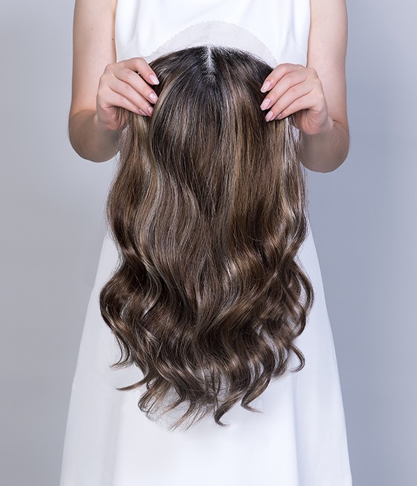 1 7"x8" mono part | right part remy human hair topper |final sale (copy) 1 7"x8" mono part | right part remy human hair topper |final sale (copy)