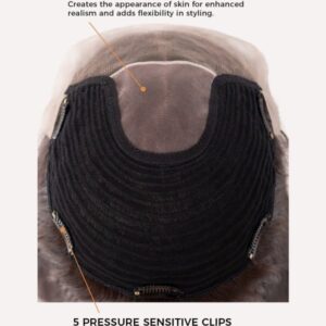 1 7"x8" mono part | right part remy human hair topper |final sale (copy)