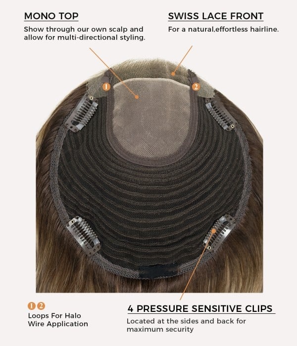 1 6"x 6" upgrade claire mono top remy human hair topper | lace front (copy) 1 6"x 6" upgrade claire mono top remy human hair topper | lace front (copy)