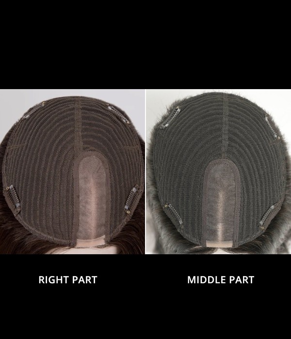 1 7" x 8" upgrade courtney mono top human hair topper | lace front | low density 1 7" x 8" upgrade courtney mono top human hair topper | lace front | low density