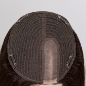 1 7" x 8" upgrade courtney mono top human hair topper | lace front | low density