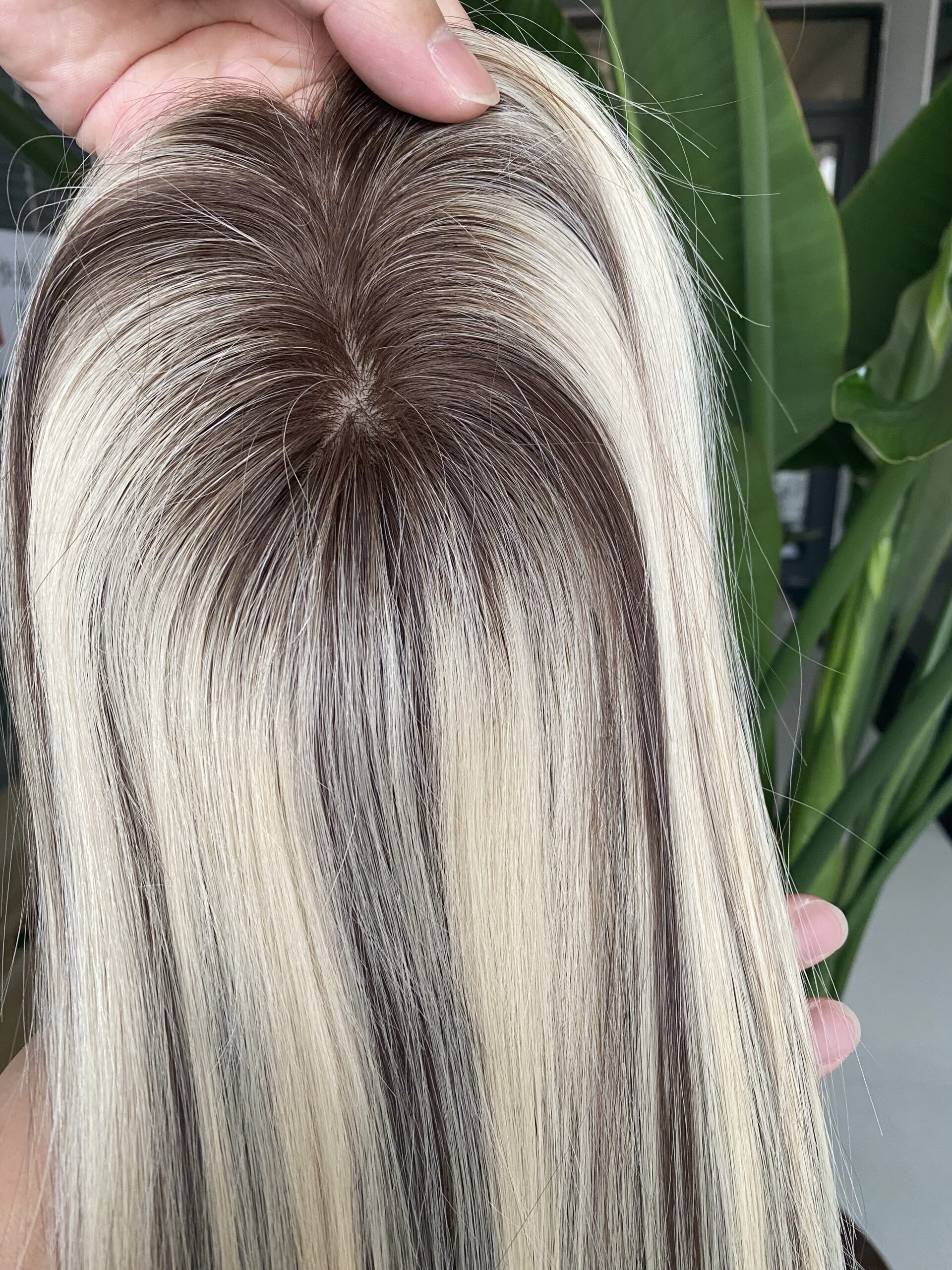 5 monofilament lace toppers #grey 3x5 topper raw hair 12inch (copy) 5 monofilament lace toppers #grey 3x5 topper raw hair 12inch (copy)