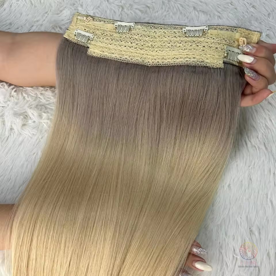 Home 1 halo hair extensions invisible fish wire #613 (copy)