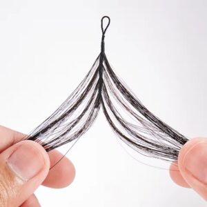 1 feather weft double drawn feather line crochet human hair weft extensions (copy)