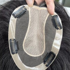 1 jewish wig 100% european hair 4"x4" silk top 150% density single knoted