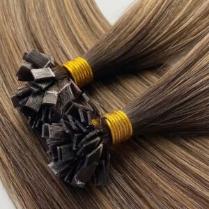 1 flat tip thick colors straight remy hair extensions (copy)