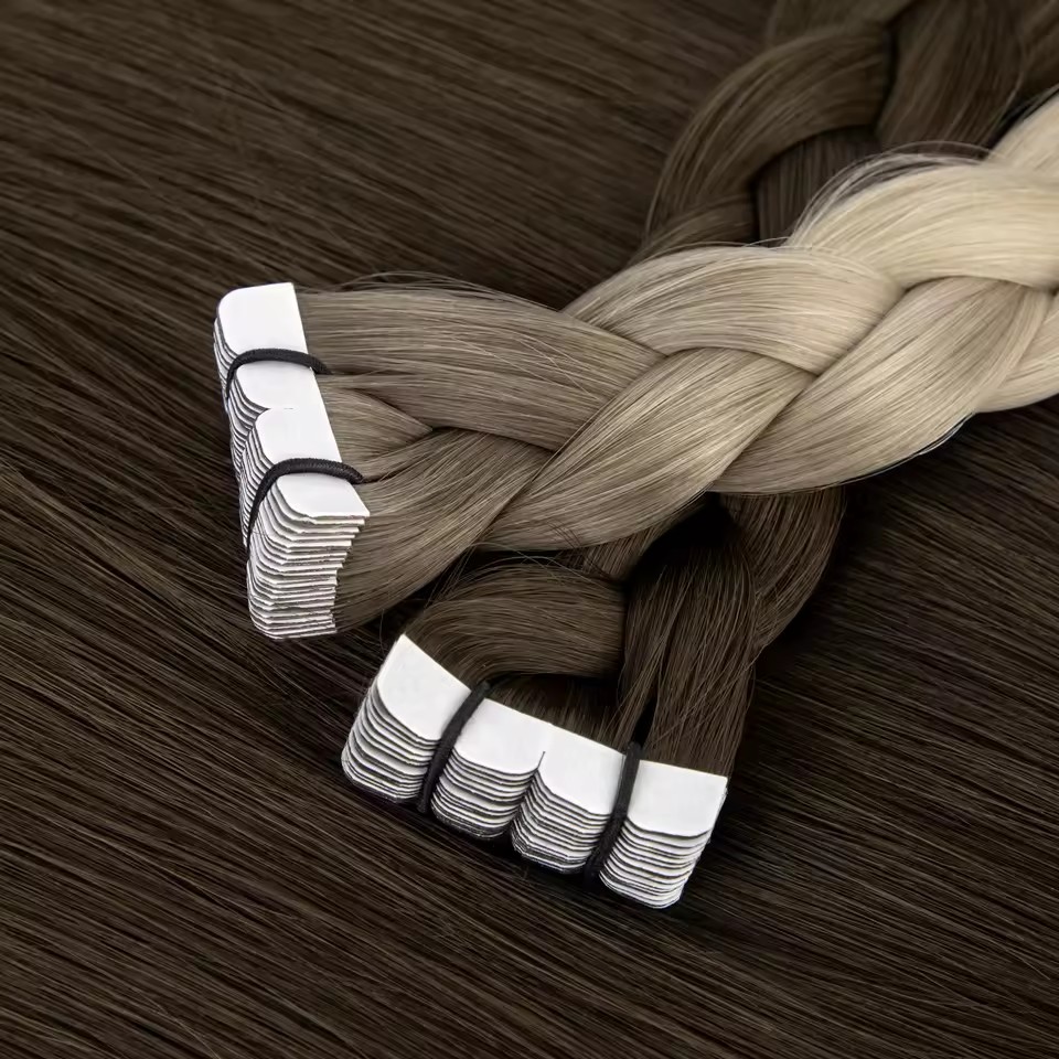 1 tape human hair extension 100% raw virgin tape in hair (copy) 1 tape human hair extension 100% raw virgin tape in hair (copy)