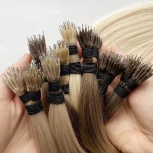 1 nano metal tip raw hair with wholesale price balayage color extension