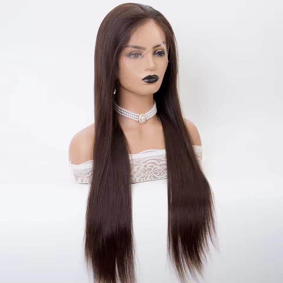 silk base 4×4 full lace wig – long length brown color custom human hair silk base 4×4 full lace wig – long length brown color custom human hair