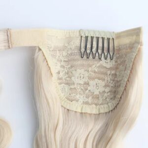 1 ponytail double drawn chinese virgin hair extension clip in luxury high quality (copy)