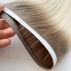 1 injected pu weft tape weft remy hair extension single weft (copy)