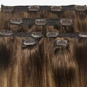 1 regular clip in human hair extensions double weft (copy)