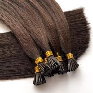 1 8x8 silk top+wefted dark brown clip in hair topper (copy)