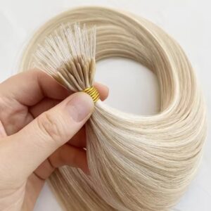 1 nano hair extensions top quality balayage color russian hair double drawn (copy)