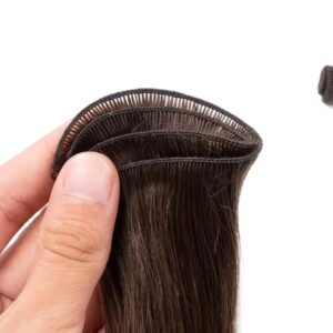 1 flat weft hair extensions double drawn european (copy)