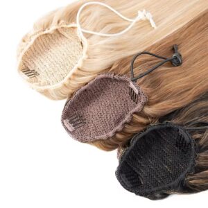 1 ponytail clips double drawn human hair for white women (copy)