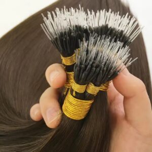 1 nano ring metal tip hair with balayage hair extensions for salon (copy)