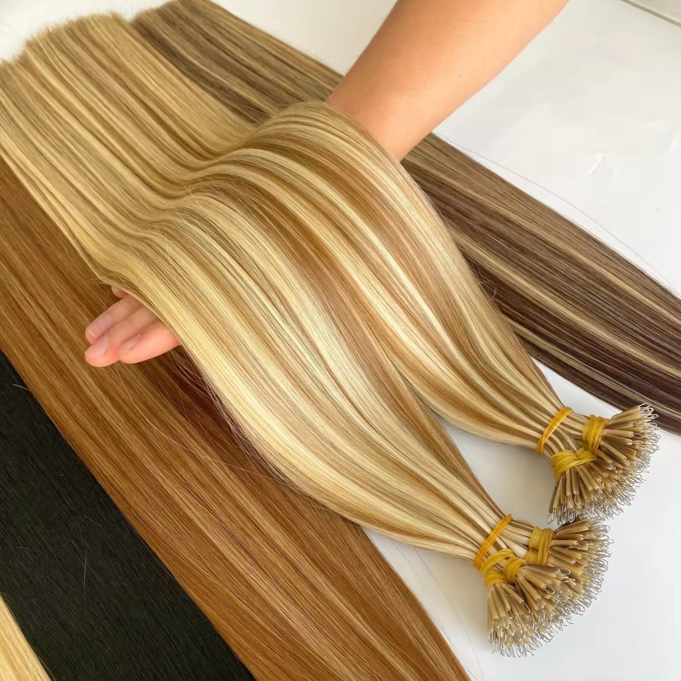 Home youzi 100 raw vietnamese hair extensions nano tip