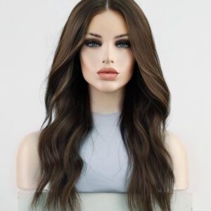 1 8.5” x 9” kinsley long layered mono top human hair topper | lace front | 22” (copy)