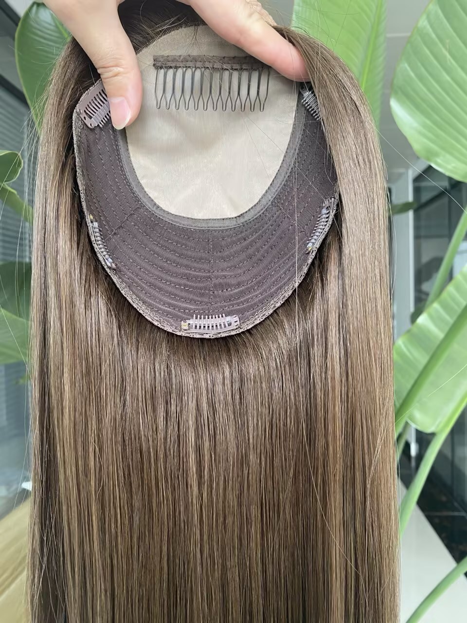 1 8×8inch silk base 4×4 front & wefted back #10/24 ready to ship (copy) 1 8×8inch silk base 4×4 front & wefted back #10/24 ready to ship (copy)