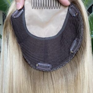 1 lace topper full hand made hair pieces