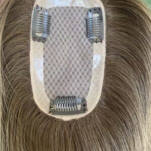 8×8 inch silk base 4×4 front hair topper with wefted back – raw european hair #10/24 | ready to ship (copy)